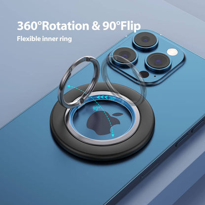 For MagSafe Phone Magnetic Ring Holder 360 Degree Rotational Detachable Double Side Magnets Magnet Finger Ring Grip