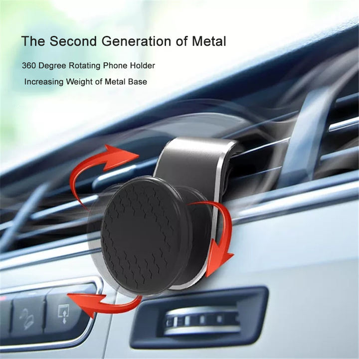 Amazons Hot Selling 2024 Magnetic Car Phone Holder 360 Rotation Car Holder Enjoy the Comfort of the A/C Air Vent Car Products